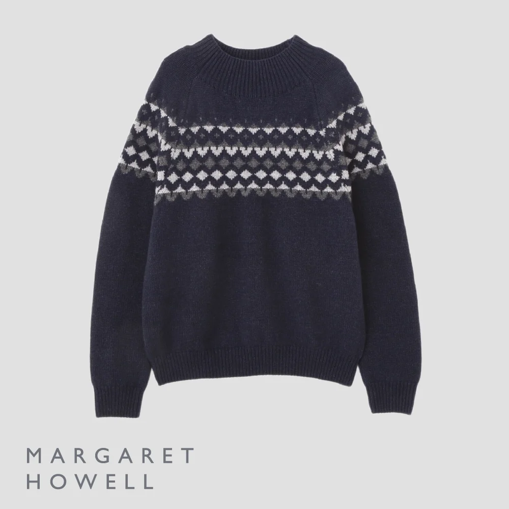 WOOL CASHMERE SILK FAIRISLE KNITWEAR 2