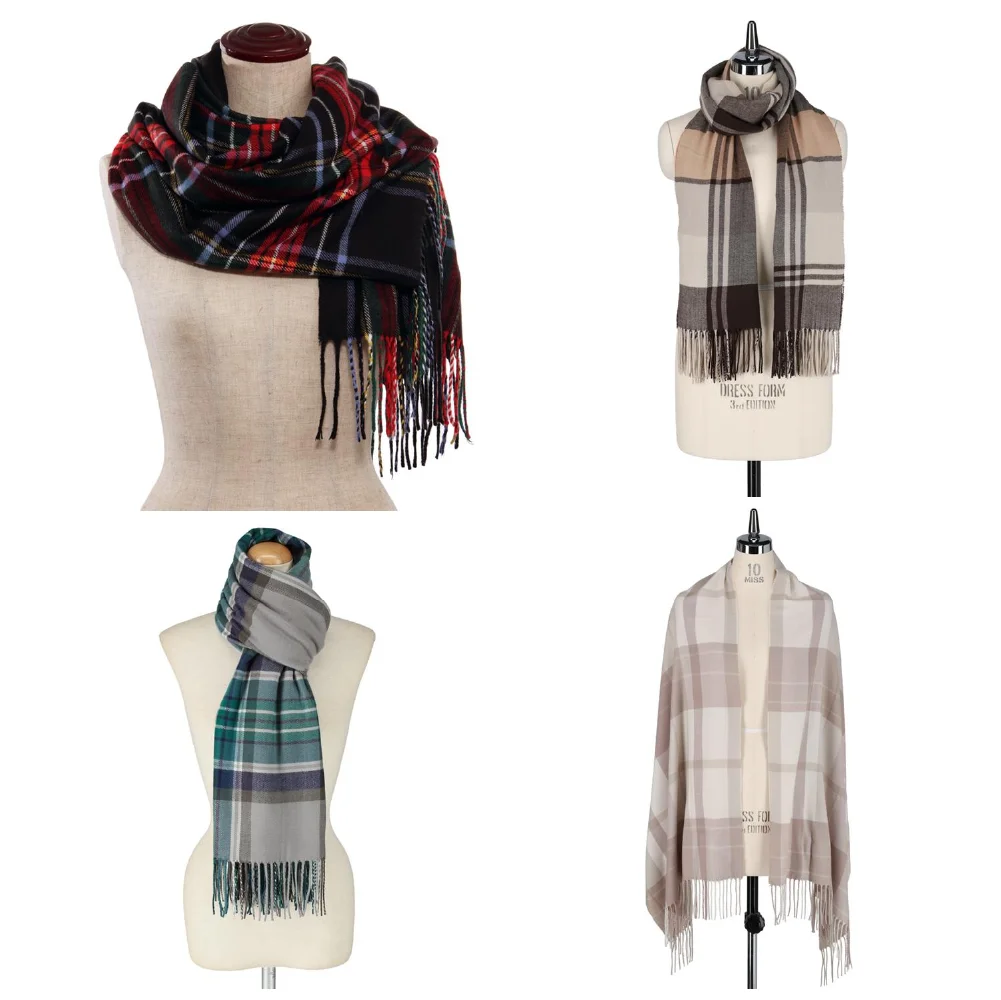 カシミアタッチストール 2