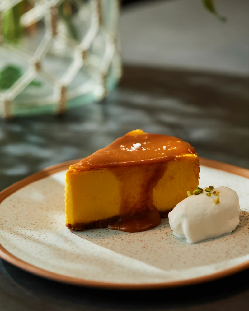 カフェ ノリエム かぼちゃのチーズケーキ