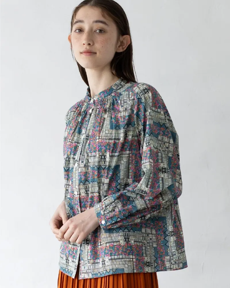 シャンブルドニーム ブラウス