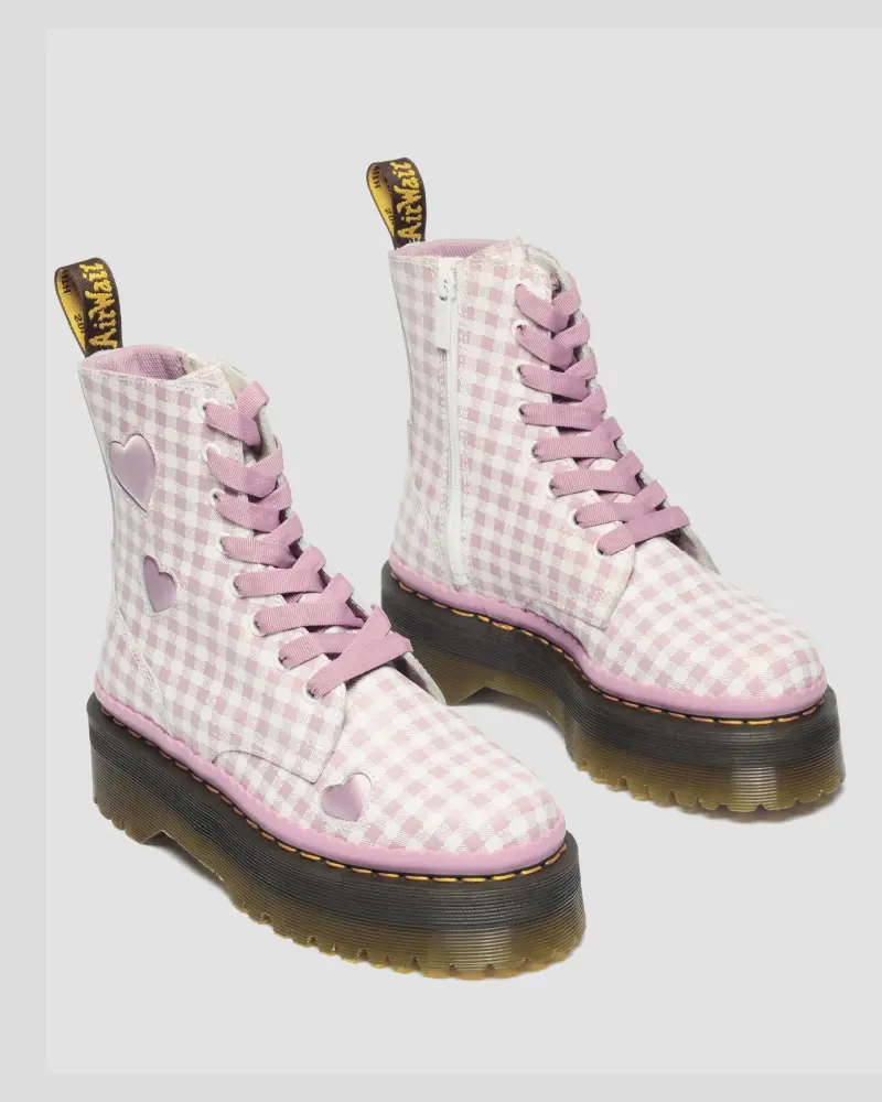 ドクターマーチン ギンガムチェックブーツ